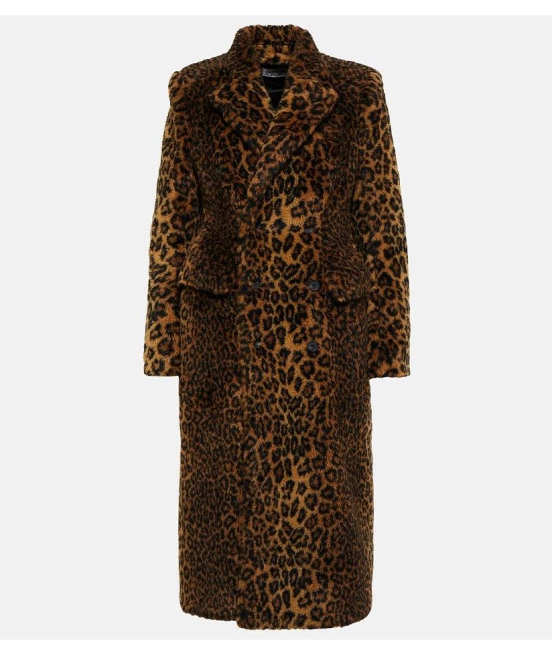 BALENCIAGA Коричневое пальто, фото 6