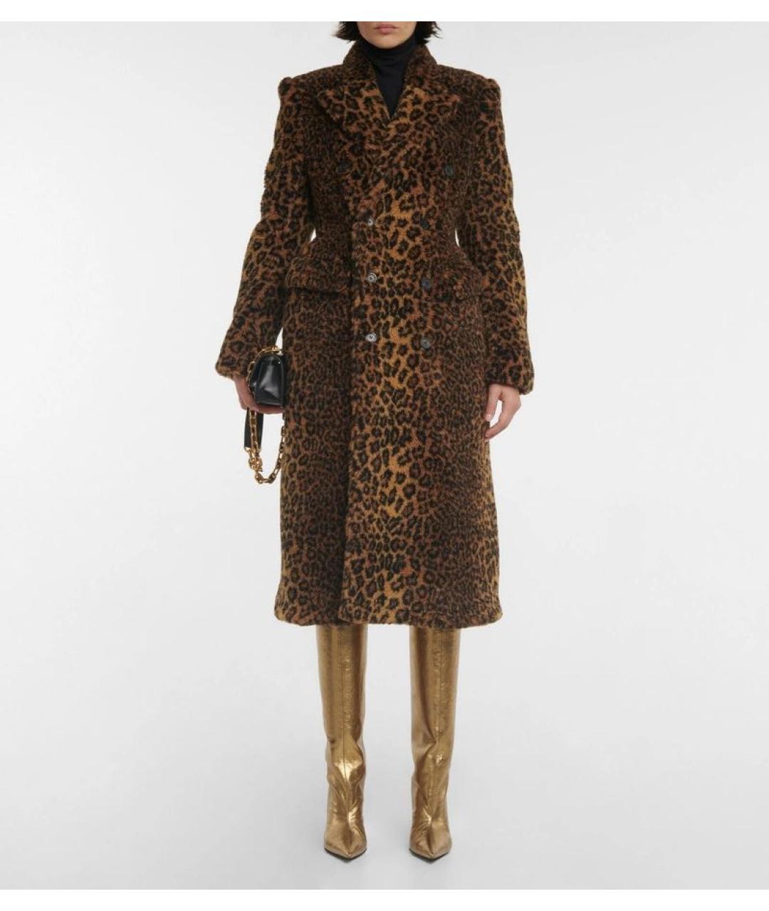 BALENCIAGA Коричневое пальто, фото 2