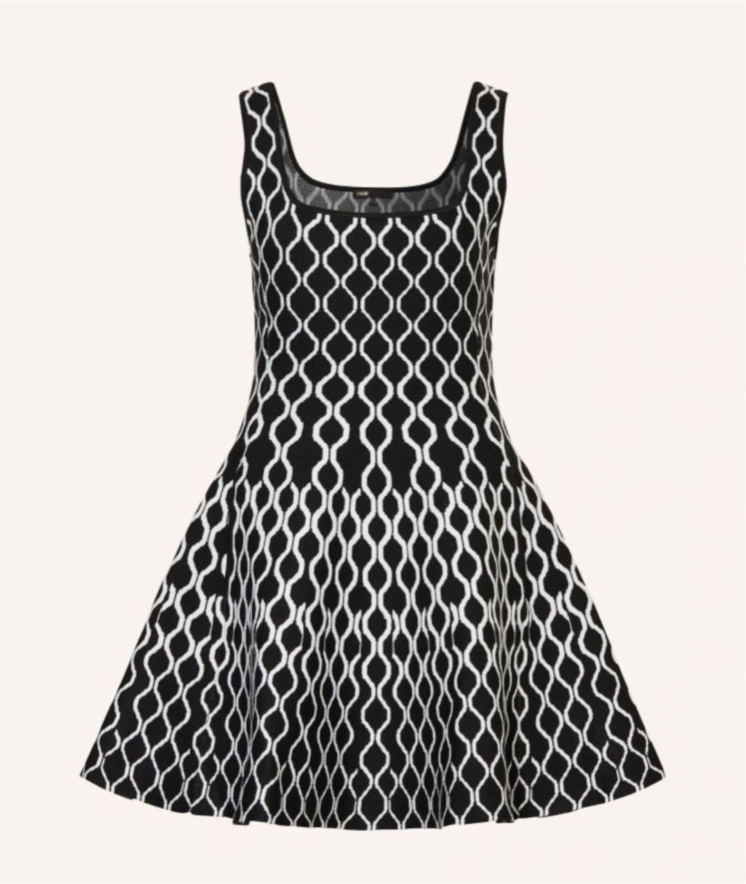 MAJE Черное полиэстеровое повседневное платье, фото 4