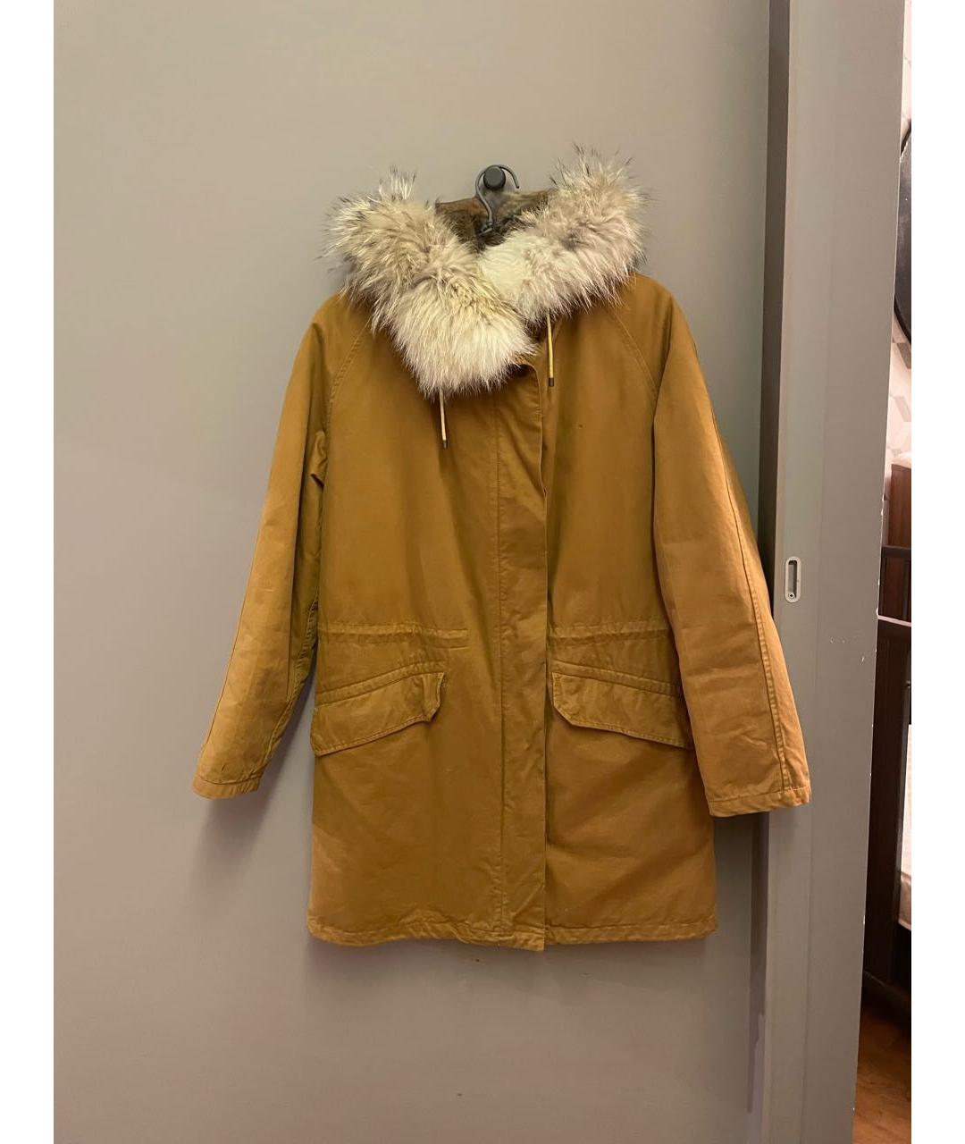ARMY YVES SALOMON Хаки хлопковая парка, фото 8