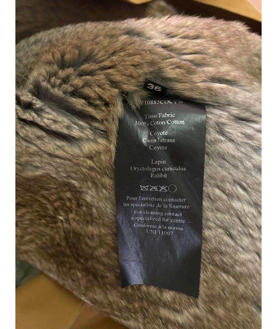 ARMY YVES SALOMON Хаки хлопковая парка, фото 5