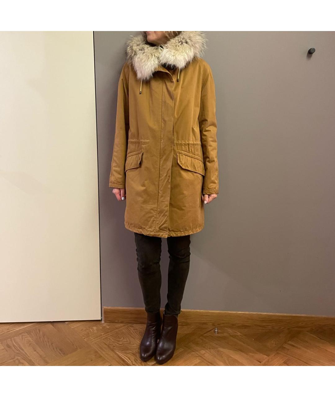 ARMY YVES SALOMON Хаки хлопковая парка, фото 6