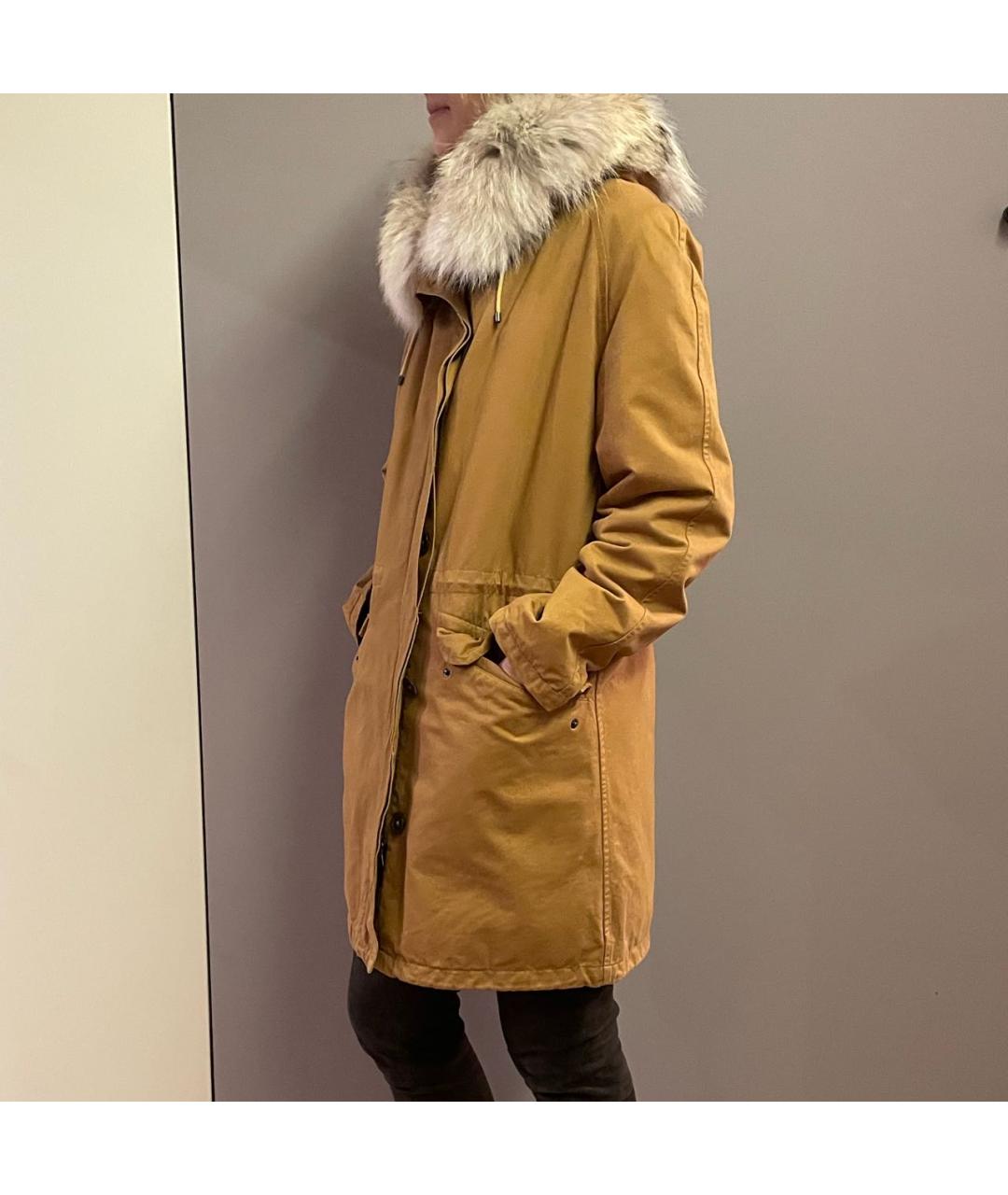 ARMY YVES SALOMON Хаки хлопковая парка, фото 7