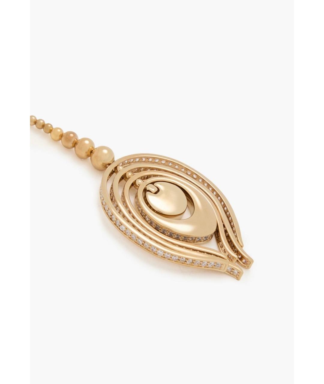 ZIMMERMANN Золотые латунные серьги, фото 4