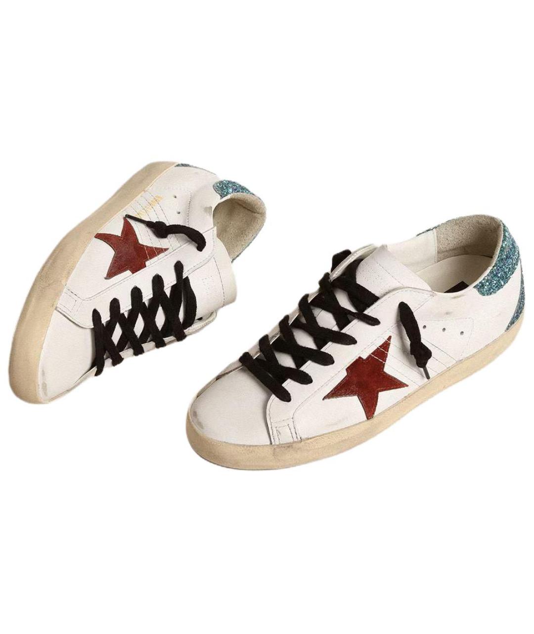 GOLDEN GOOSE DELUXE BRAND Мульти кожаные кеды, фото 3