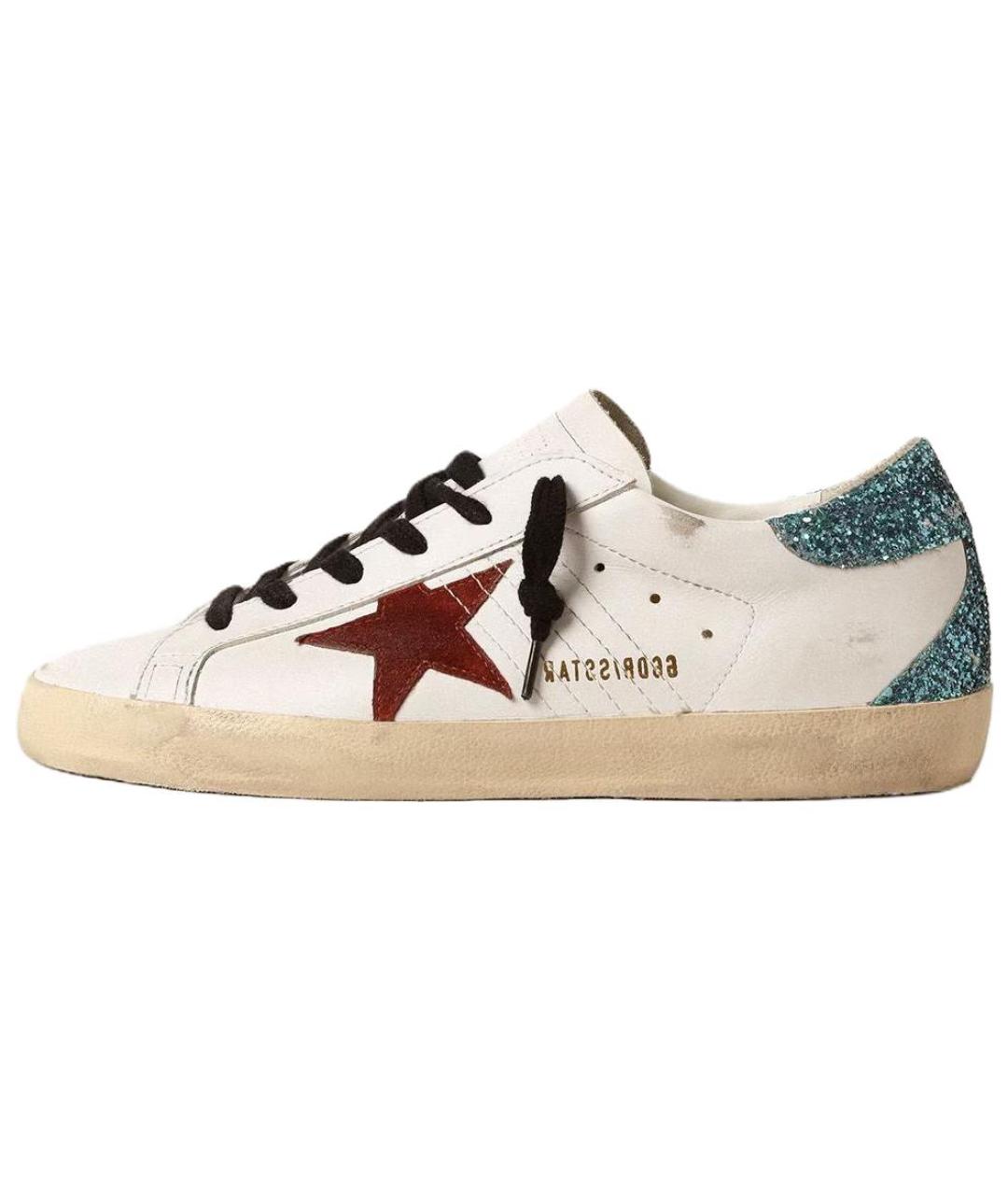 GOLDEN GOOSE DELUXE BRAND Мульти кожаные кеды, фото 2