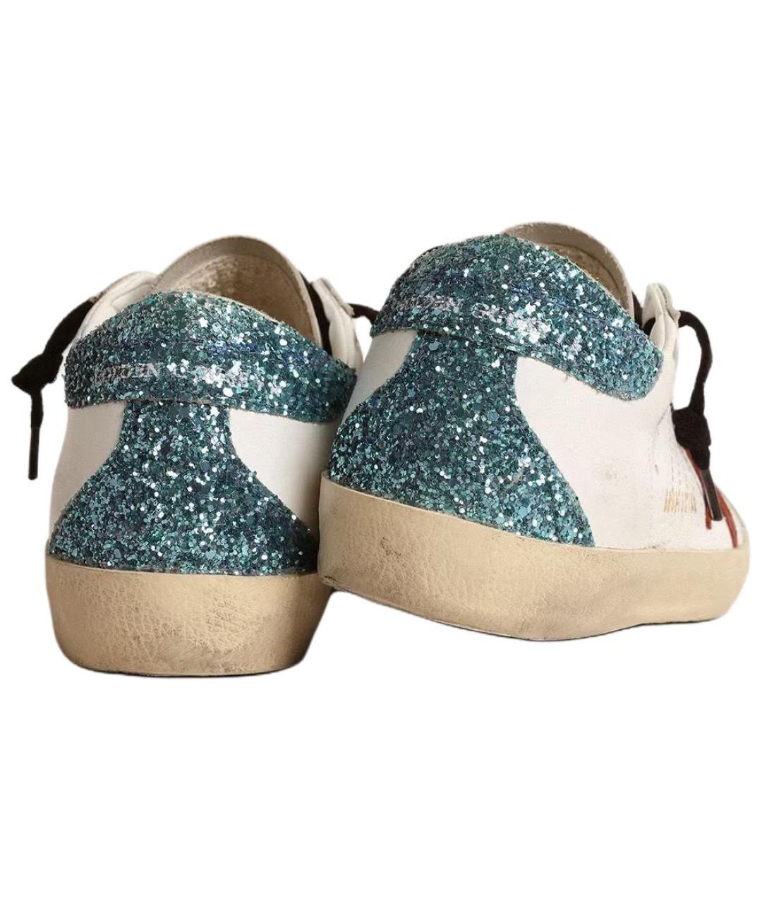 GOLDEN GOOSE DELUXE BRAND Мульти кожаные кеды, фото 4