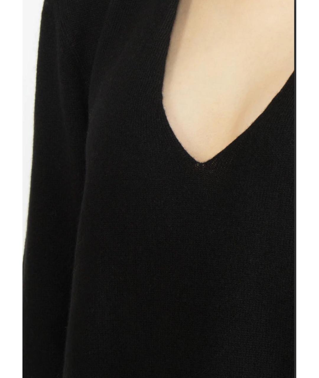 EQUIPMENT Черный кашемировый джемпер / свитер, фото 4