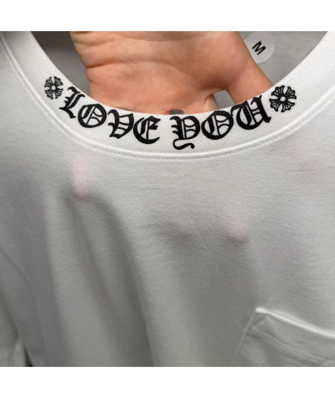 CHROME HEARTS Белая футболка, фото 2