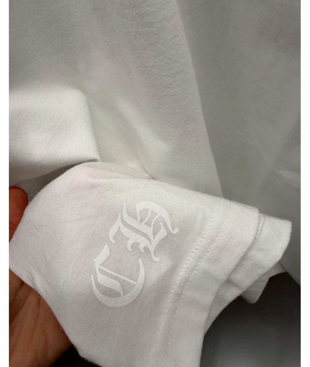 CHROME HEARTS Белая футболка, фото 4