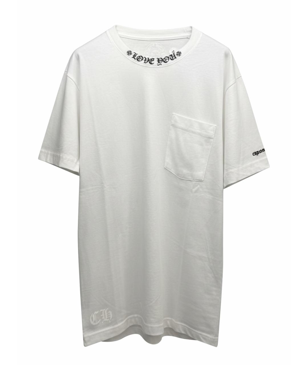 CHROME HEARTS Белая футболка, фото 1