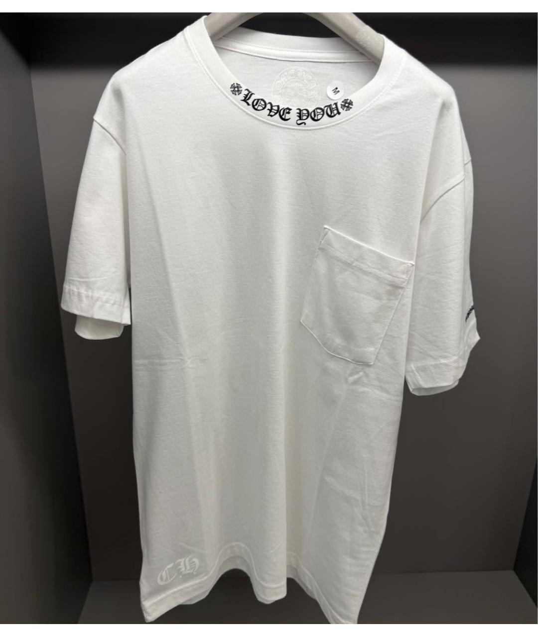 CHROME HEARTS Белая футболка, фото 7