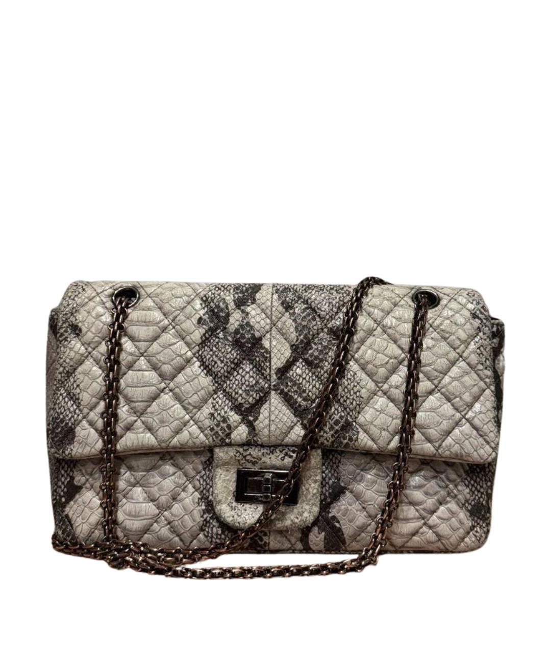 CHANEL Белая кожаная сумка через плечо, фото 1