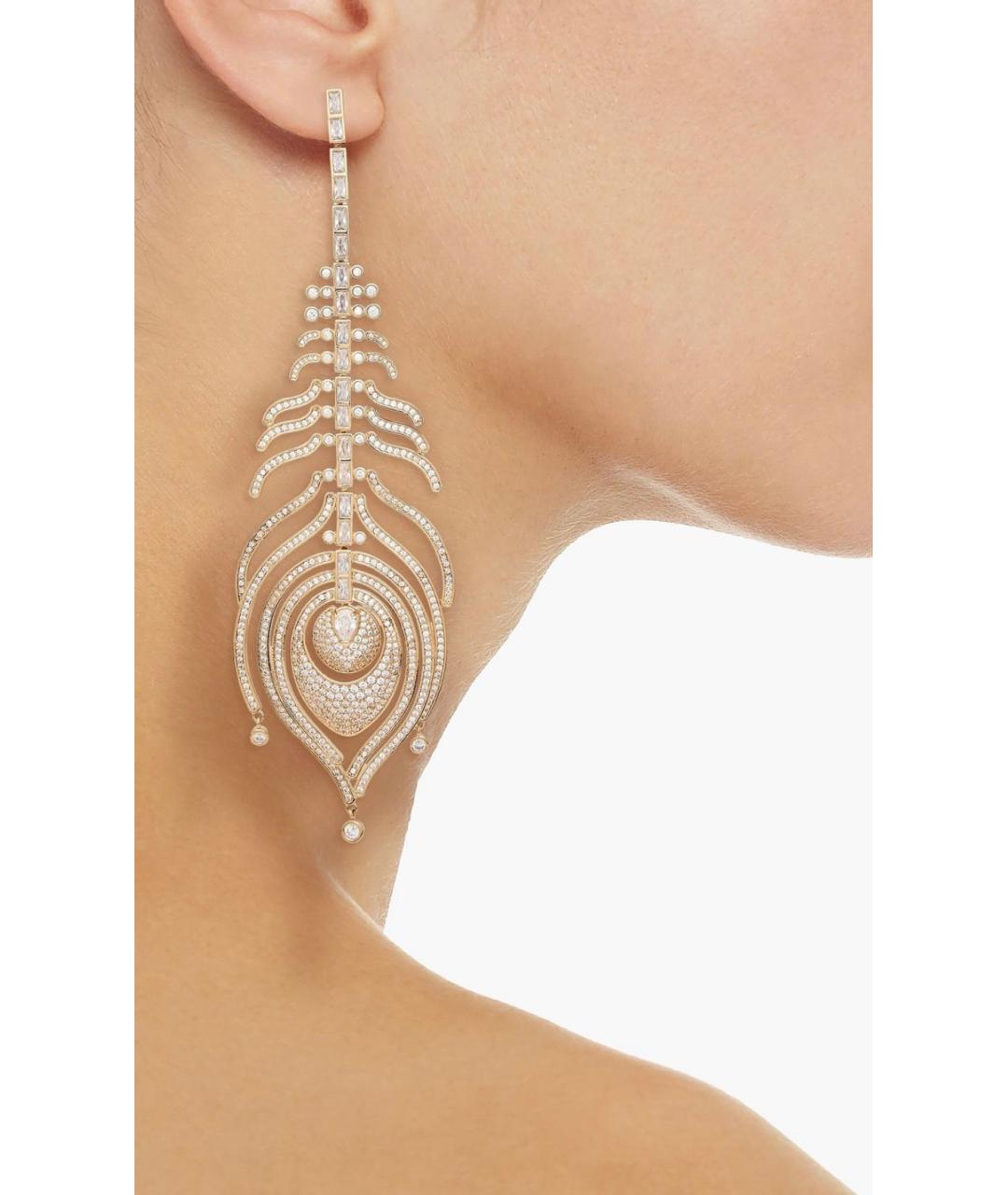 ZIMMERMANN Золотые латунные серьги, фото 2