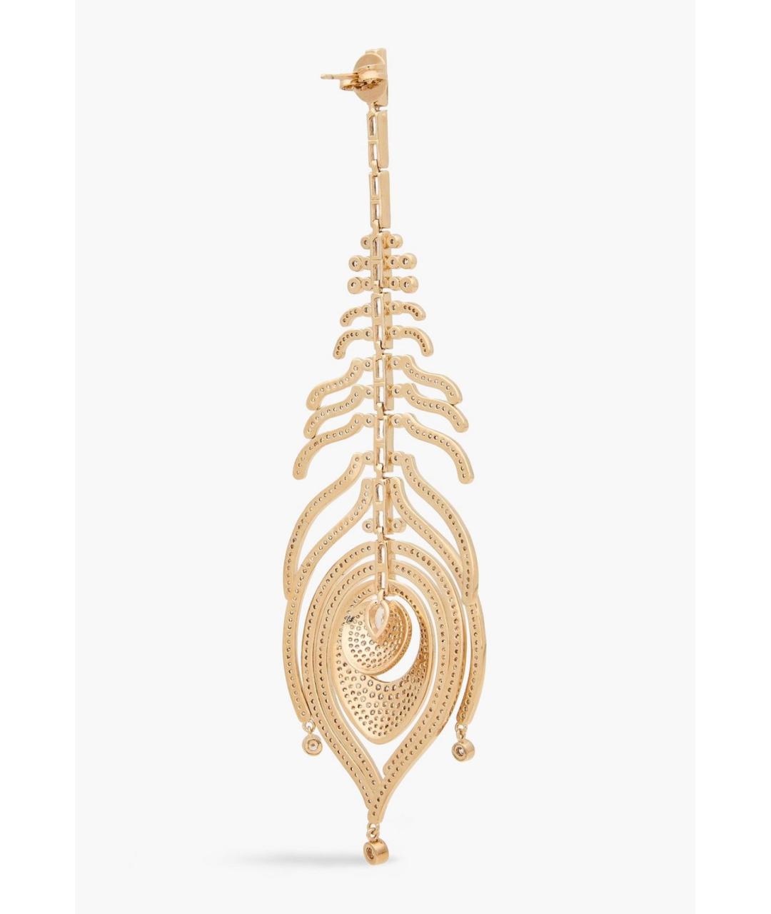 ZIMMERMANN Золотые латунные серьги, фото 4