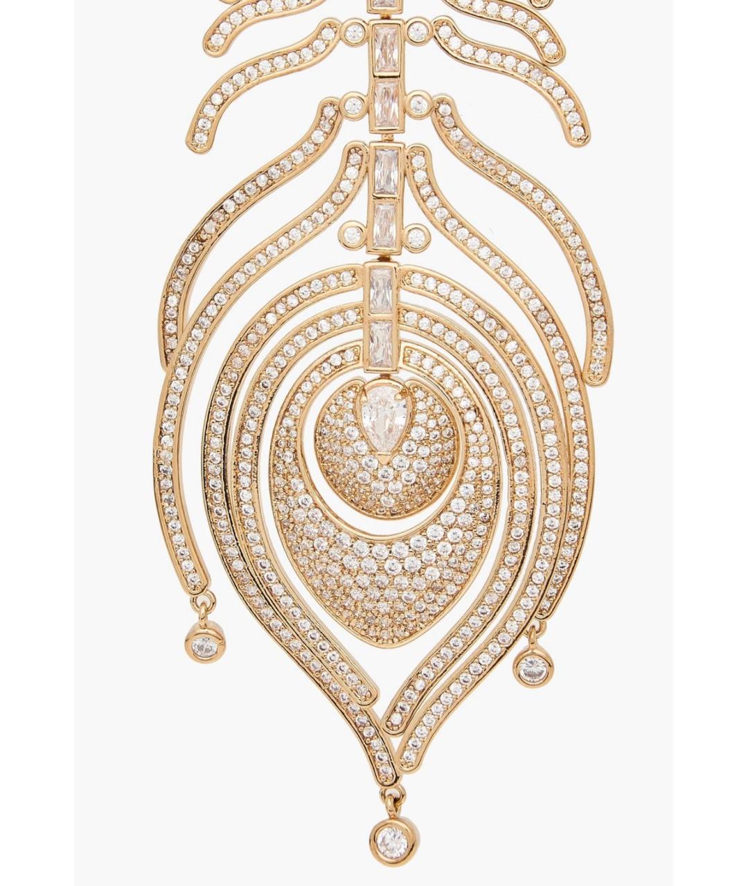 ZIMMERMANN Золотые латунные серьги, фото 5