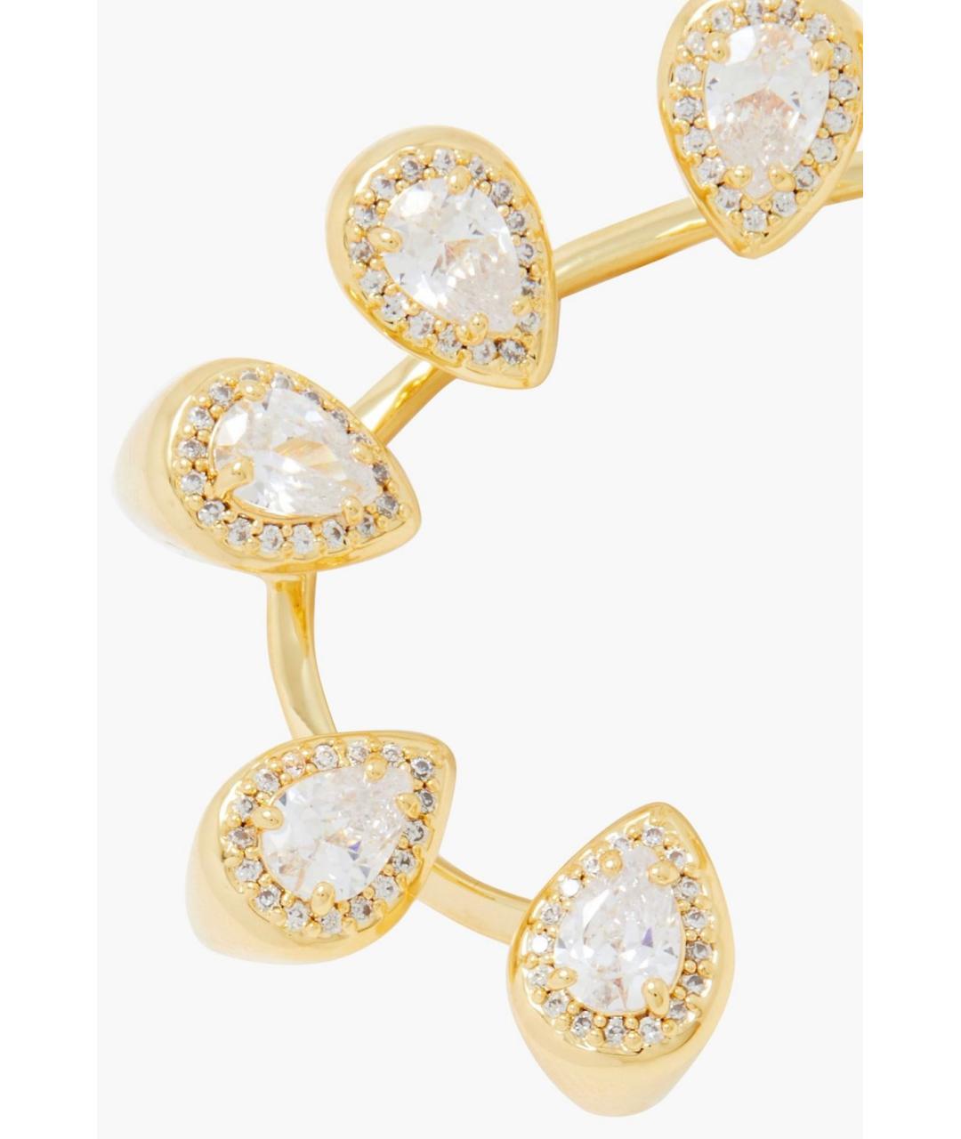 ZIMMERMANN Золотые латунные серьги, фото 5