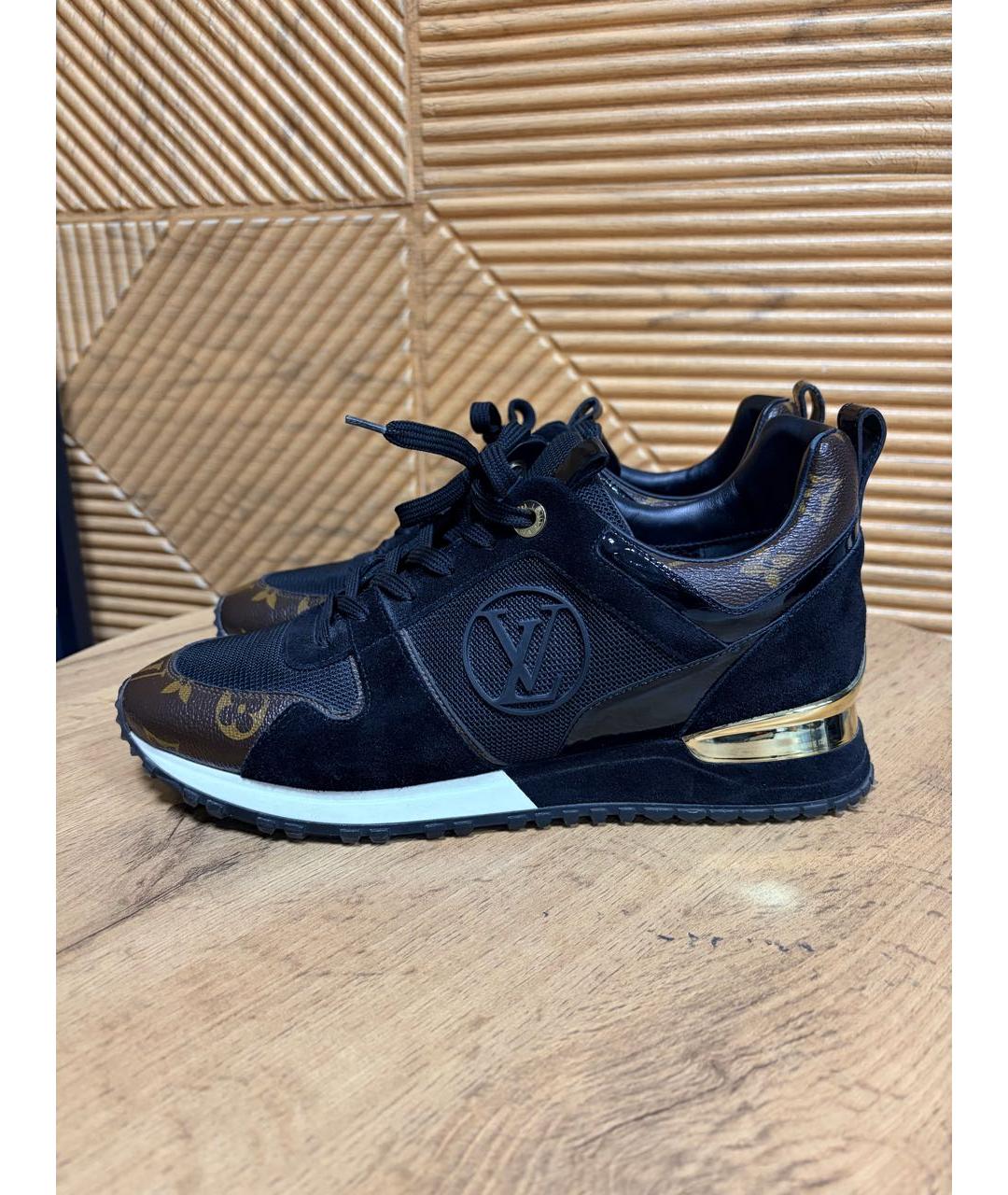 LOUIS VUITTON Черные кроссовки, фото 5