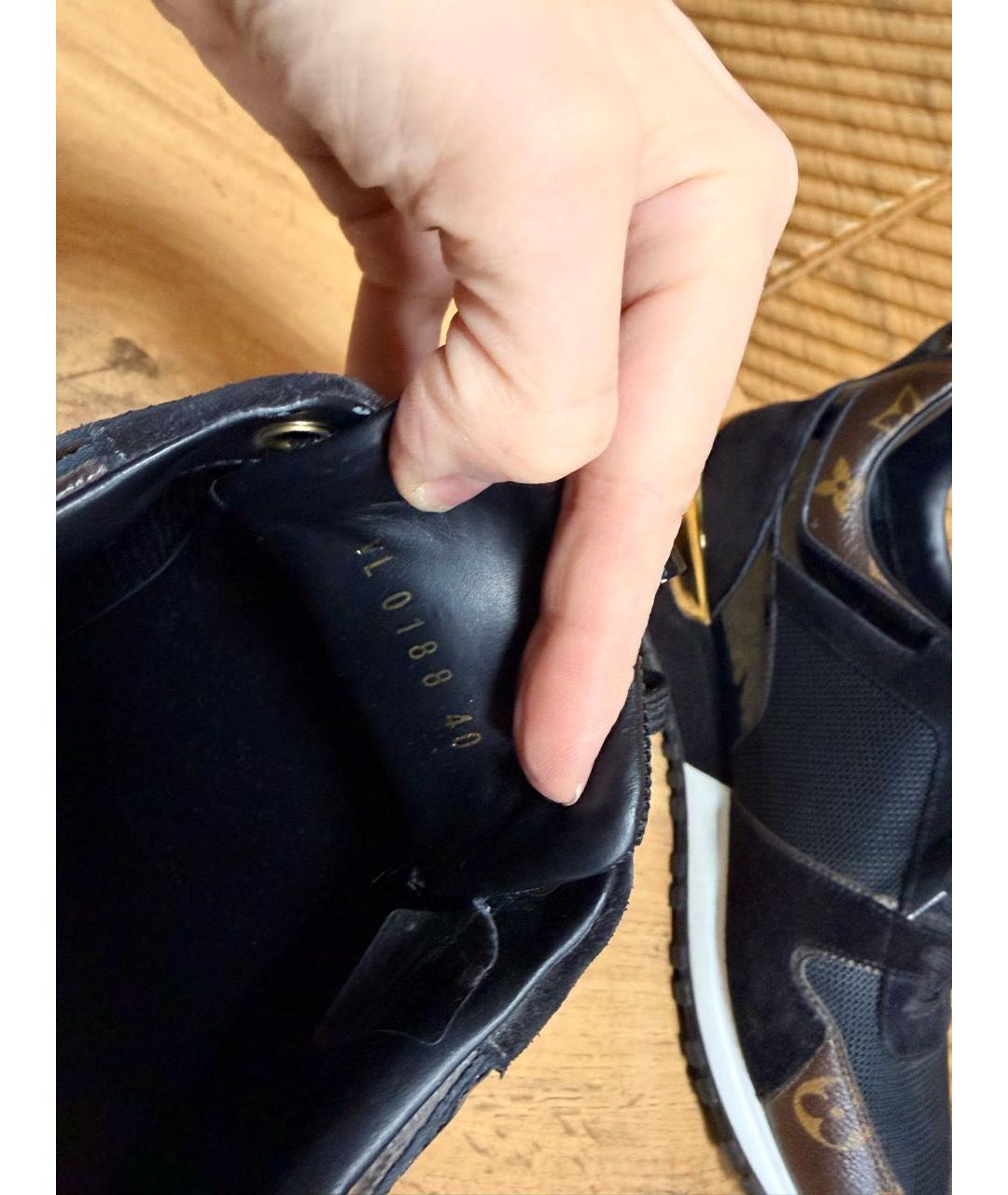 LOUIS VUITTON Черные кроссовки, фото 8