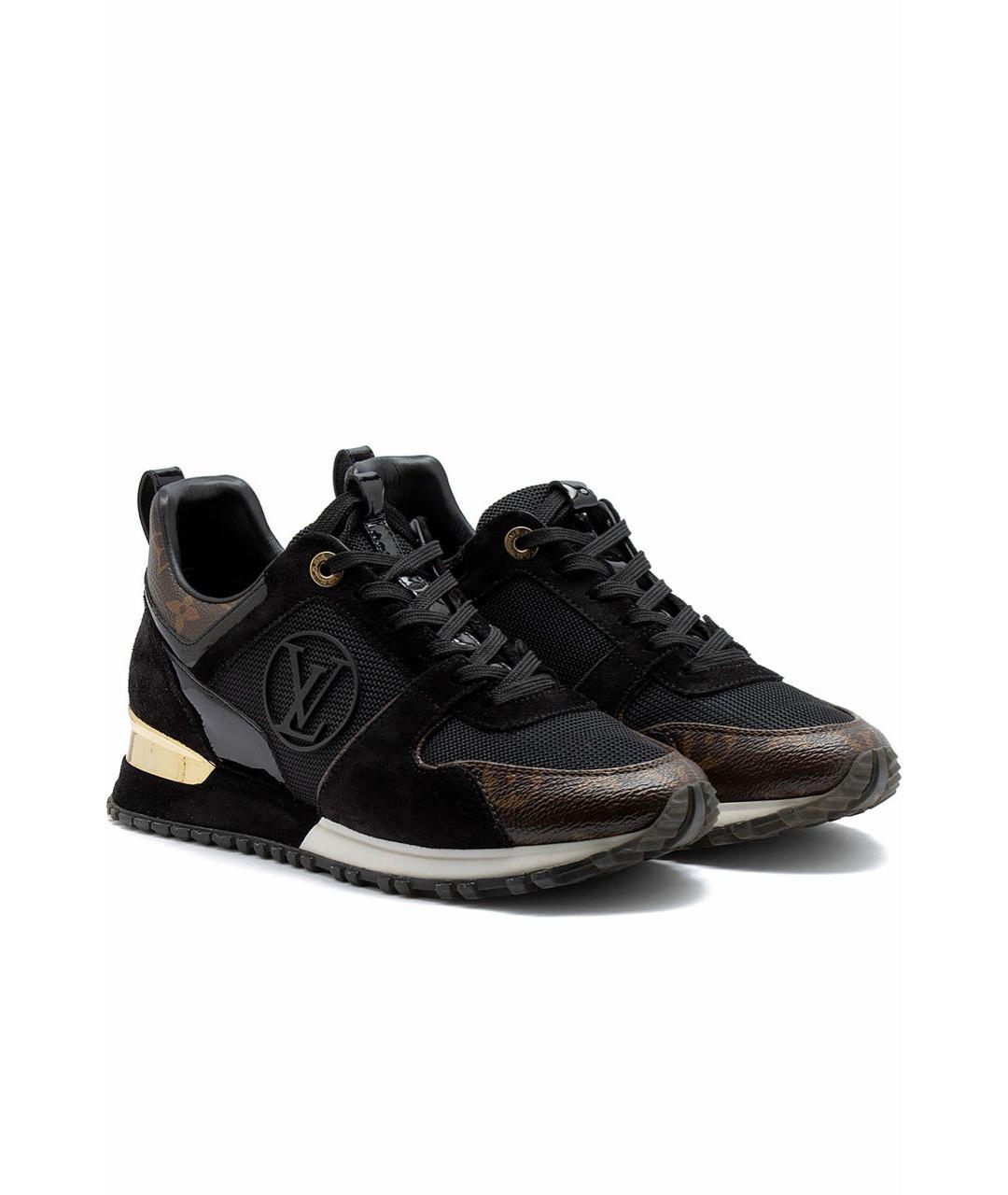 LOUIS VUITTON Черные кроссовки, фото 2