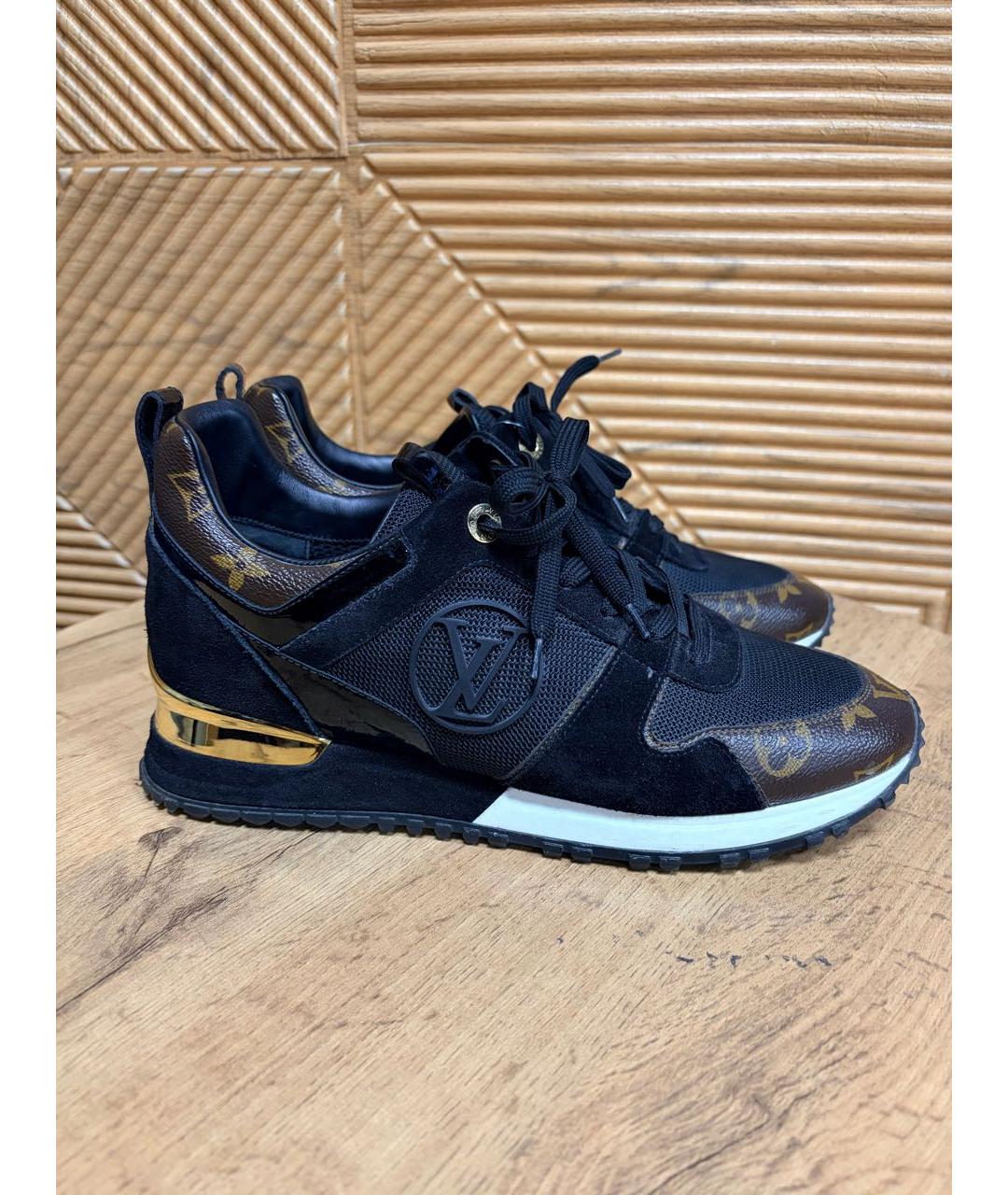 LOUIS VUITTON Черные кроссовки, фото 9