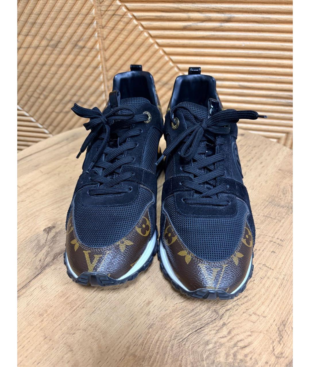 LOUIS VUITTON Черные кроссовки, фото 3