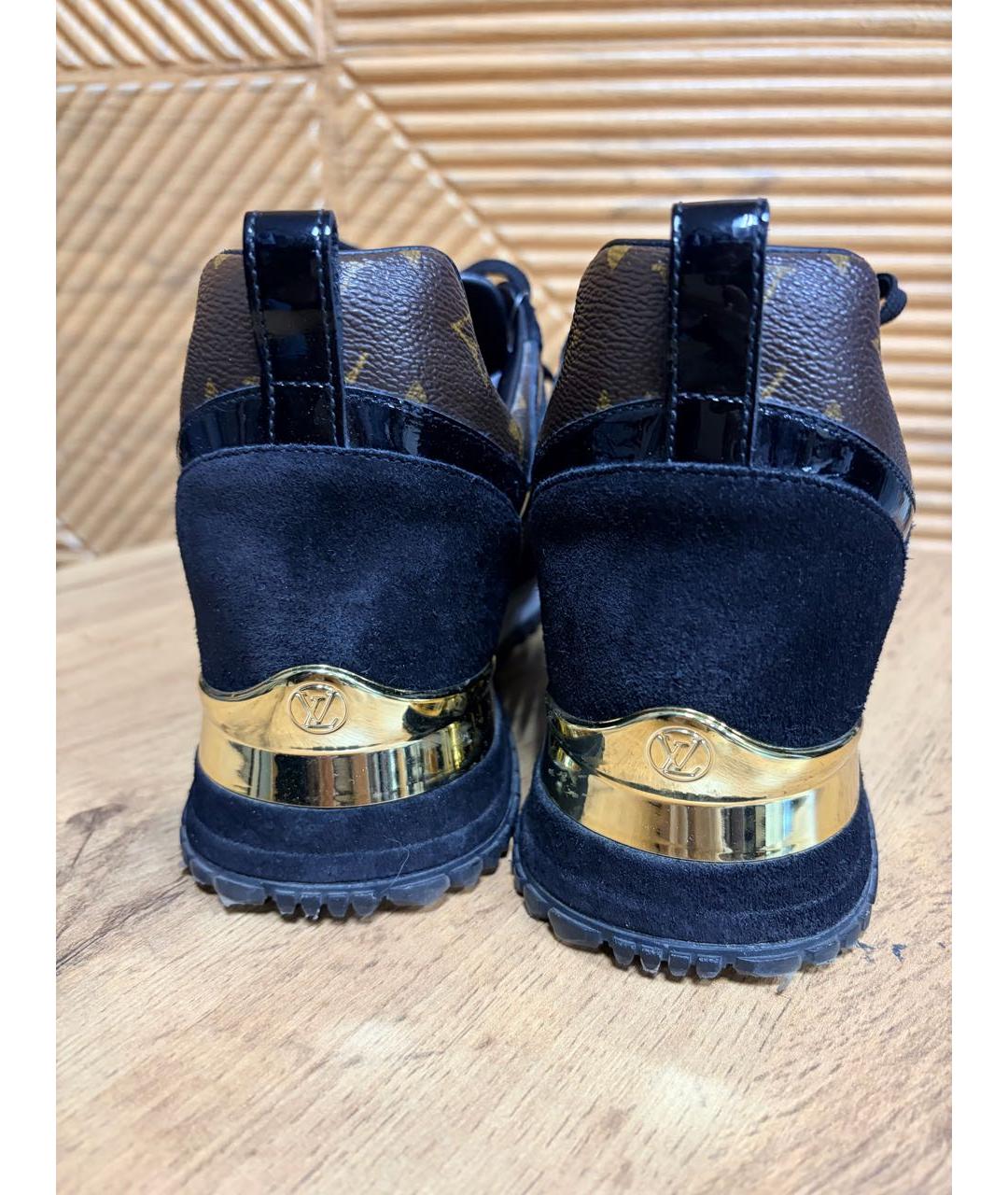 LOUIS VUITTON Черные кроссовки, фото 6