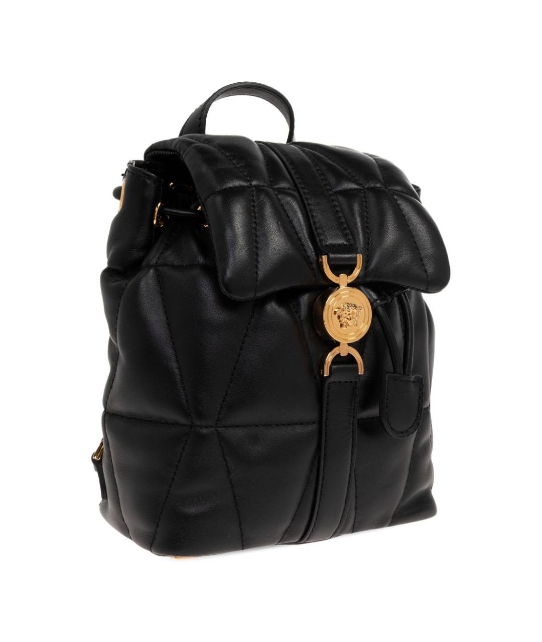 VERSACE Черный хлопковый рюкзак, фото 2