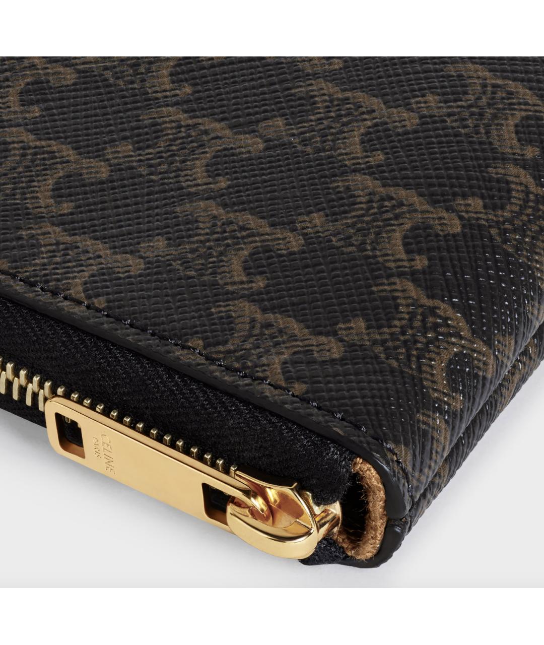 CELINE Коричневый кошелек, фото 5