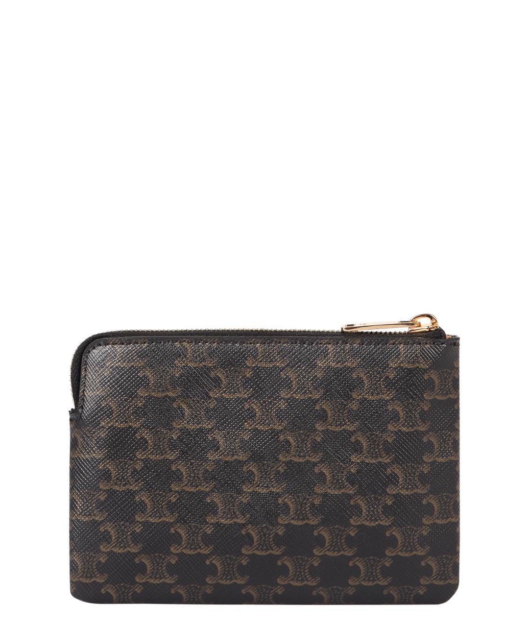 CELINE Коричневый кошелек, фото 1