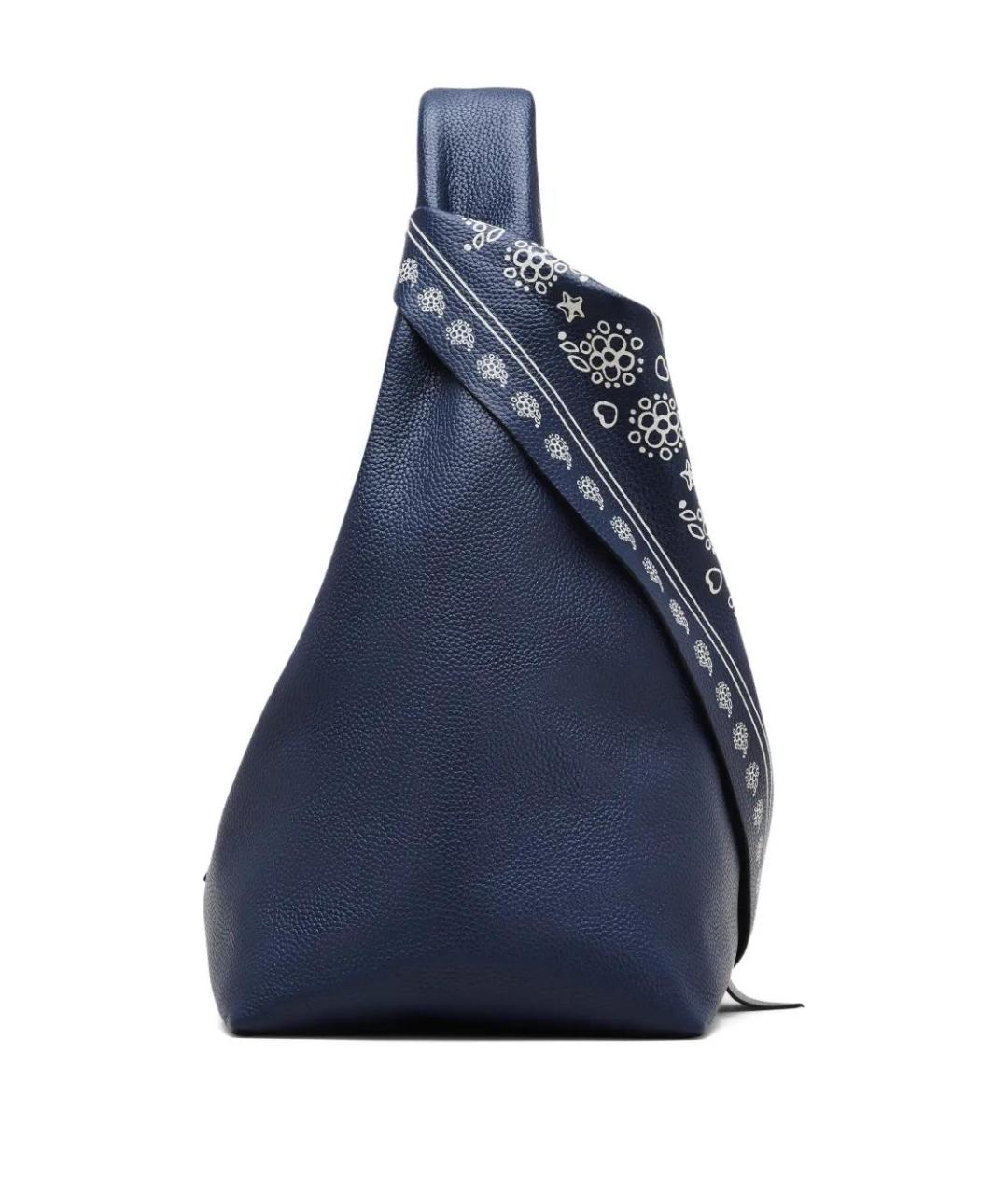 MARC JACOBS Синяя кожаная сумка через плечо, фото 3