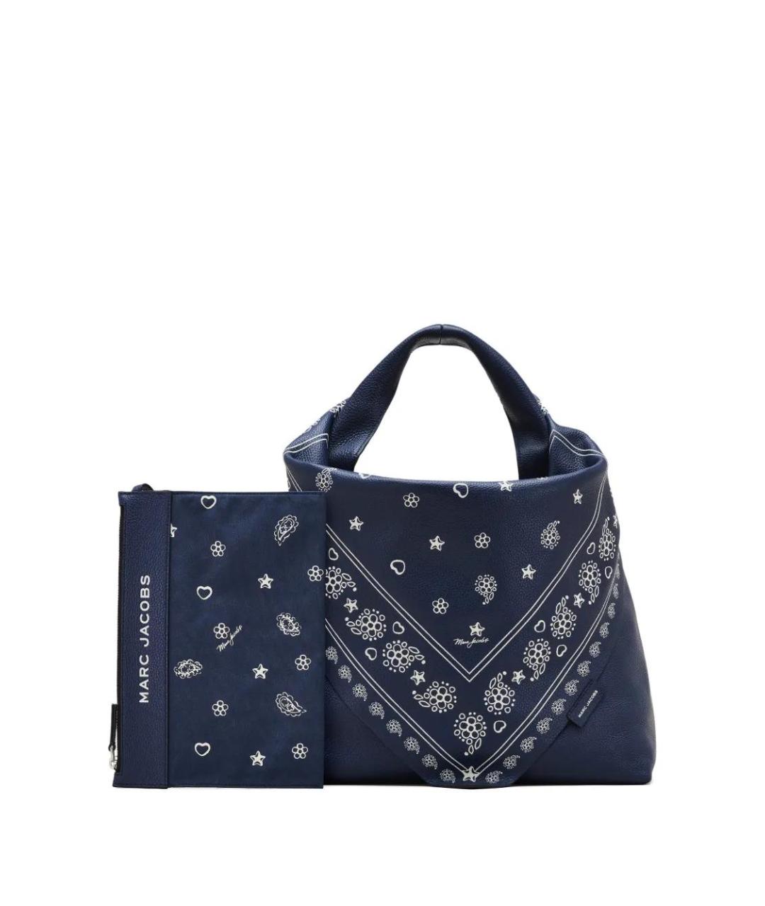 MARC JACOBS Синяя кожаная сумка через плечо, фото 5