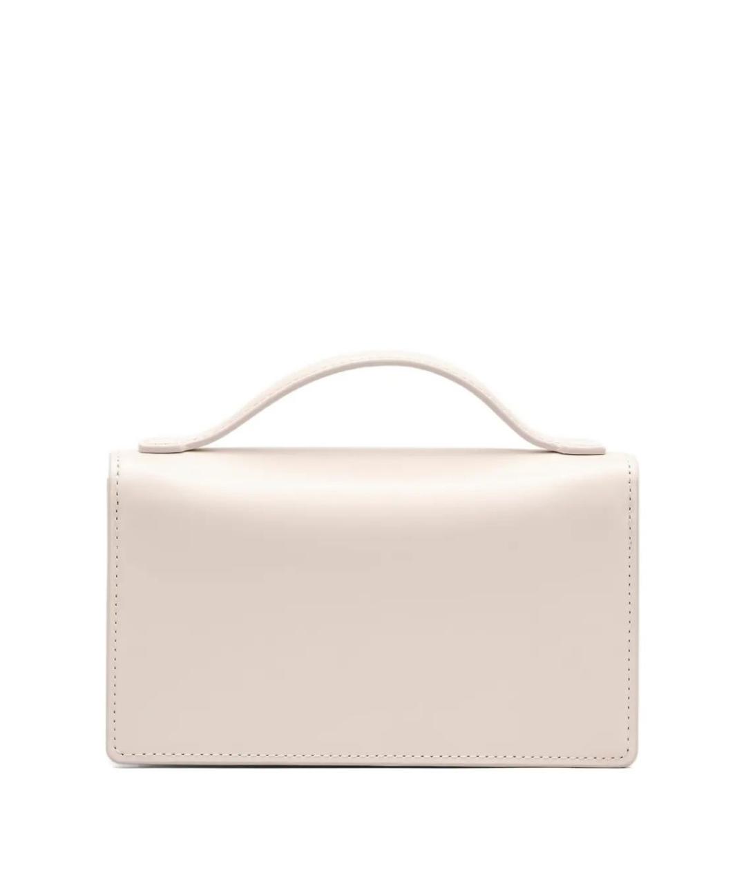 MARC JACOBS Белая кожаная сумка с короткими ручками, фото 2