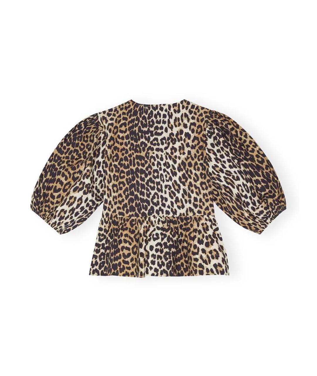 GANNI Мульти хлопковая рубашка, фото 5