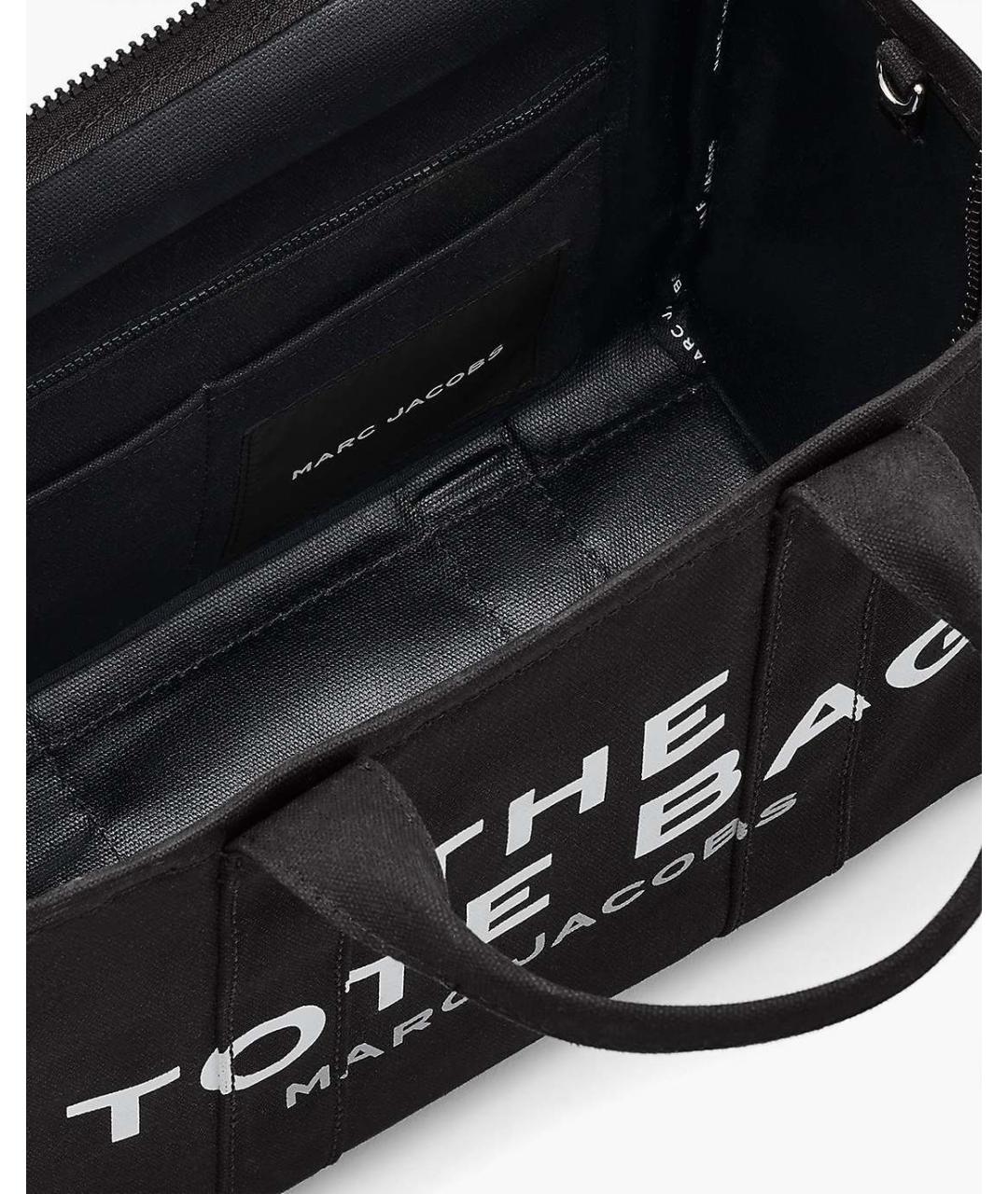 MARC JACOBS Черная тканевая сумка тоут, фото 5