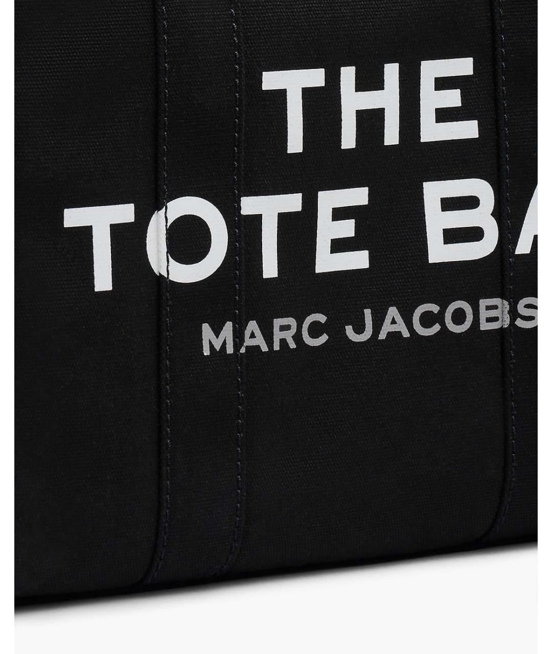 MARC JACOBS Черная тканевая сумка тоут, фото 3