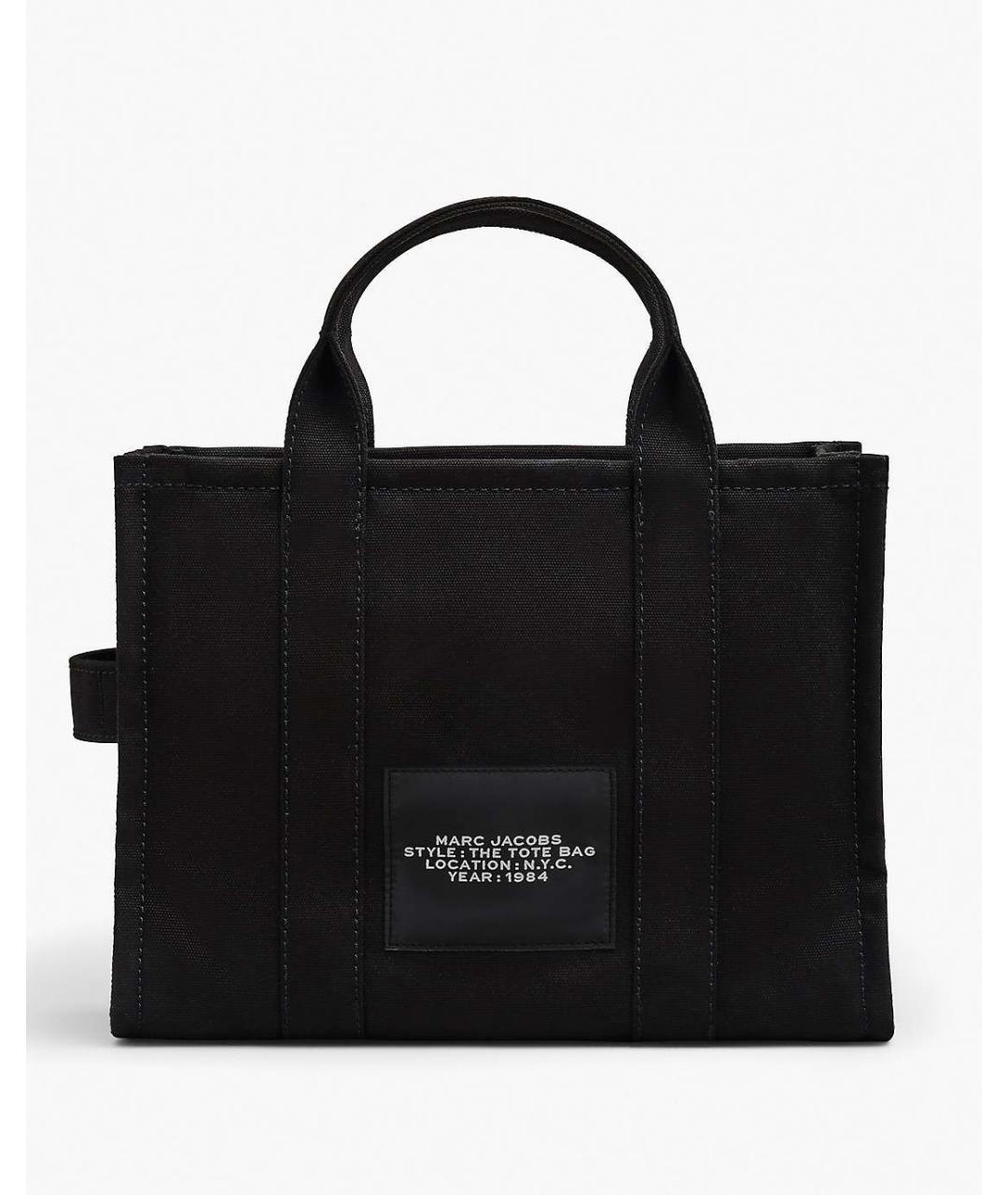 MARC JACOBS Черная тканевая сумка тоут, фото 2