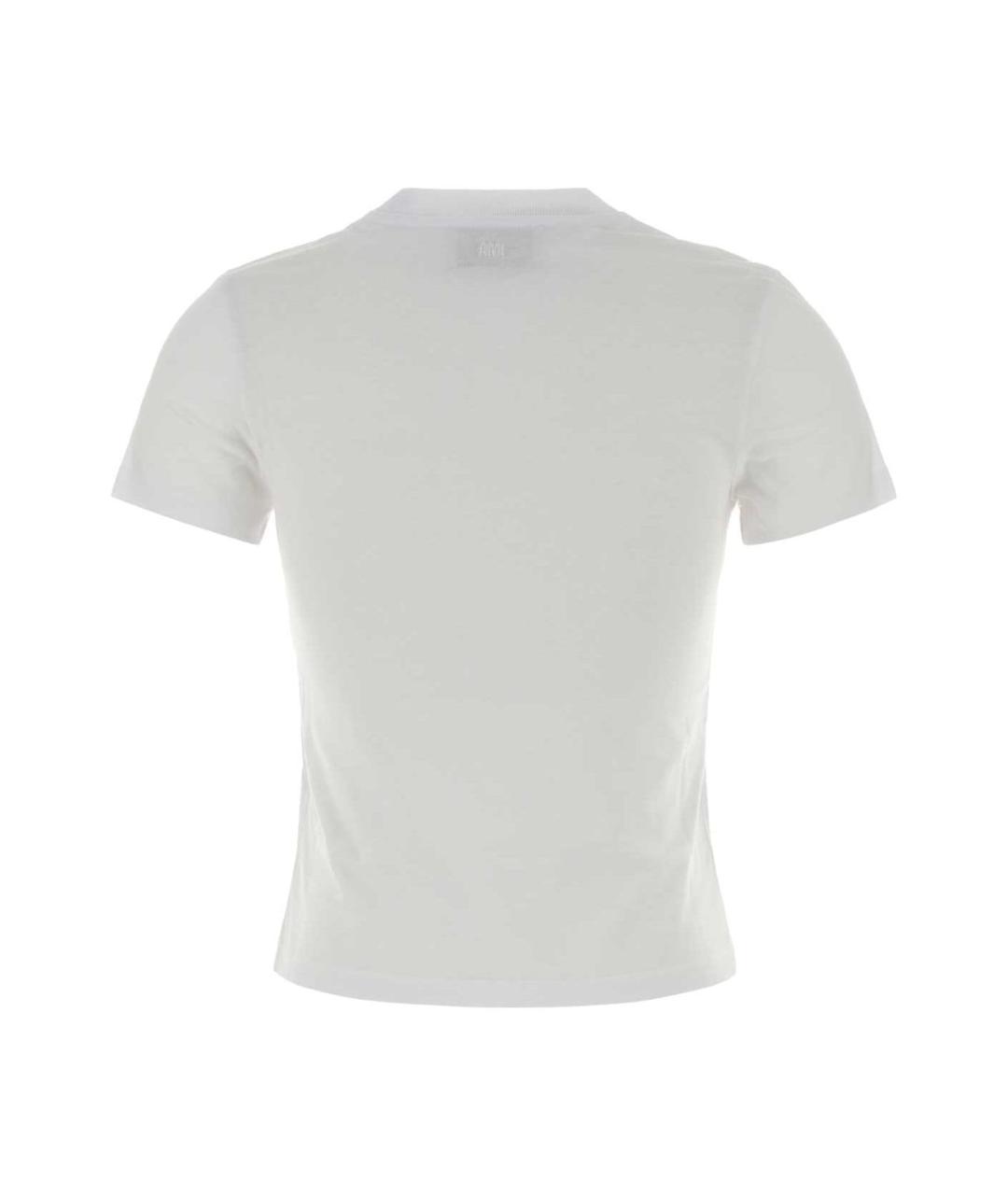 Ami Paris Белая хлопковая футболка, фото 2