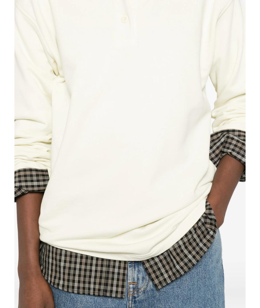 A.P.C. Белый хлопковый джемпер / свитер, фото 5