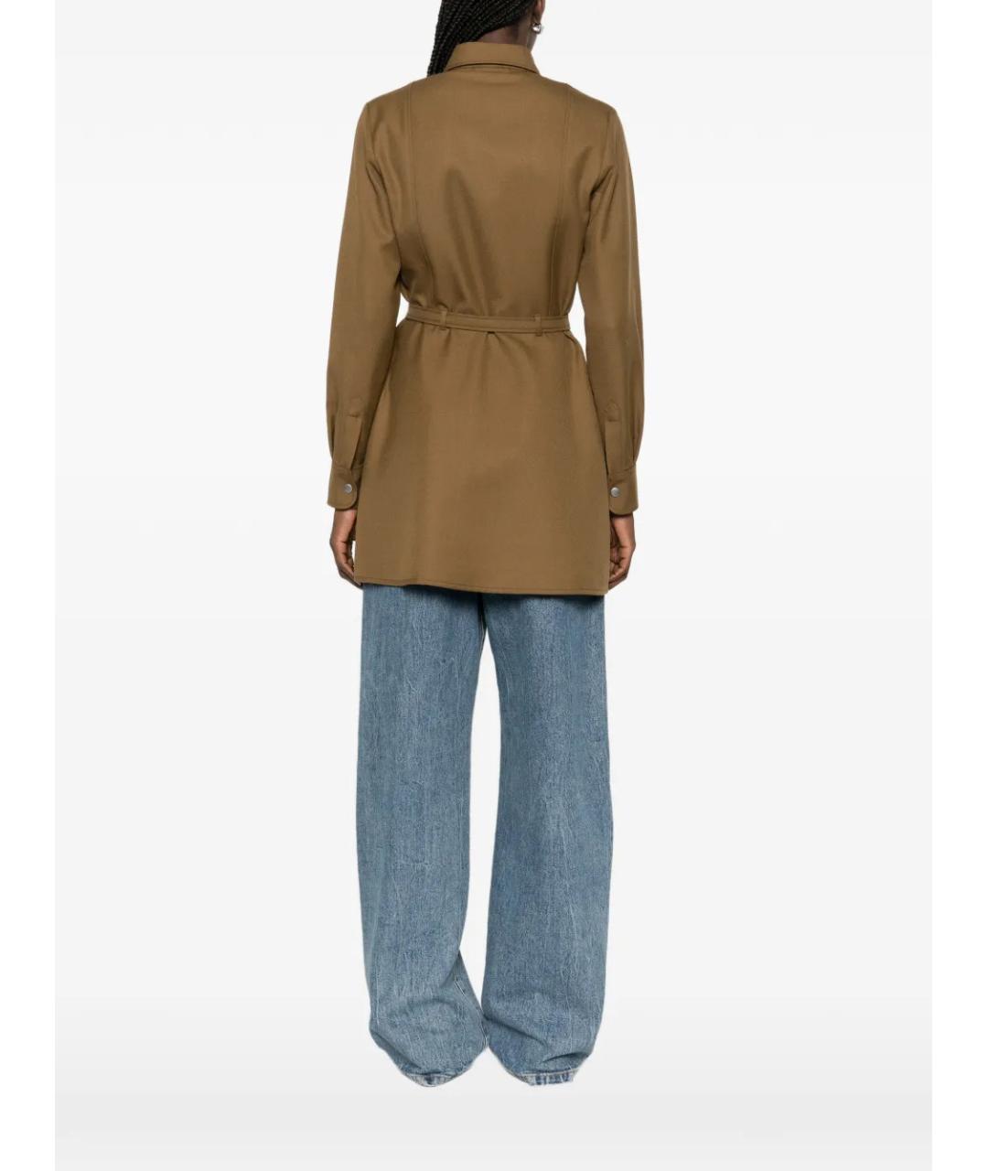 A.P.C. Зеленые полиэстеровое повседневное платье, фото 4