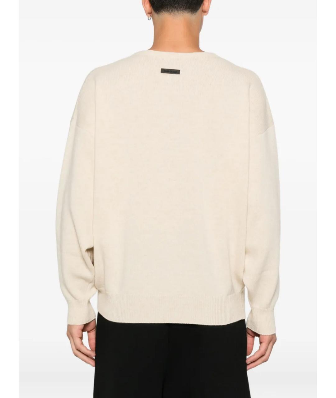 FEAR OF GOD Бежевый шерстяной джемпер / свитер, фото 4