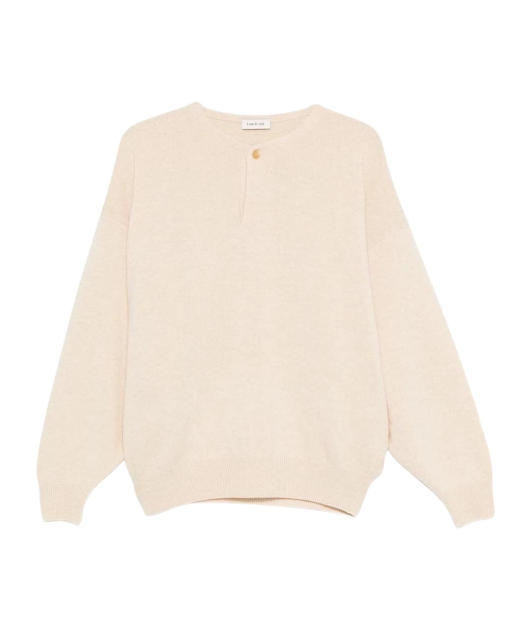 FEAR OF GOD Бежевый шерстяной джемпер / свитер, фото 1