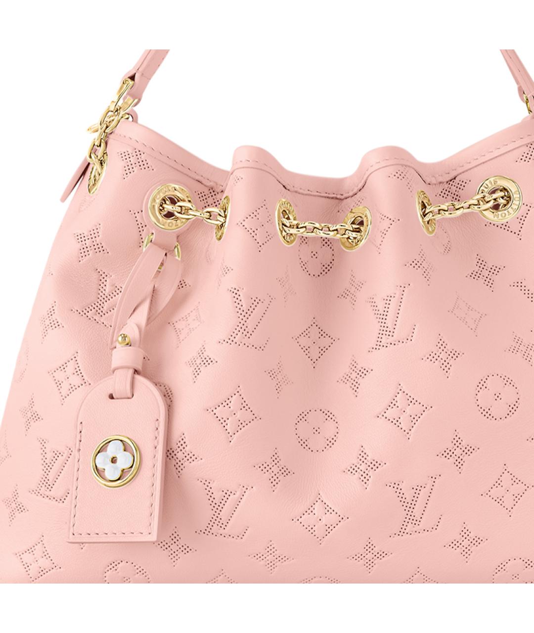 LOUIS VUITTON Розовая кожаная сумка через плечо, фото 4