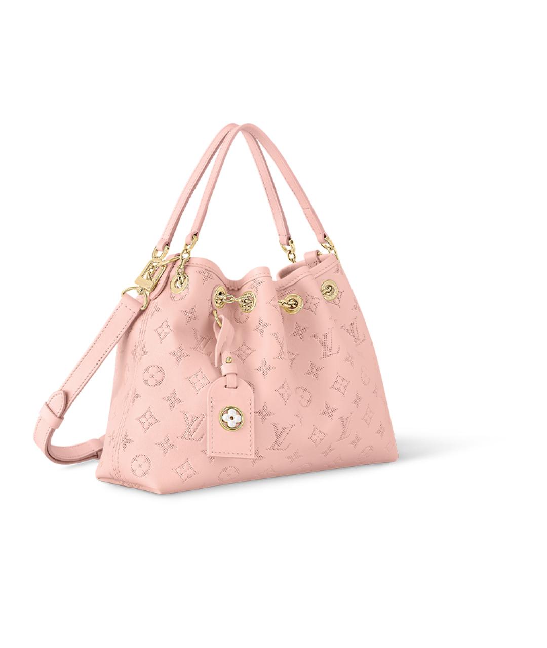 LOUIS VUITTON Розовая кожаная сумка через плечо, фото 2