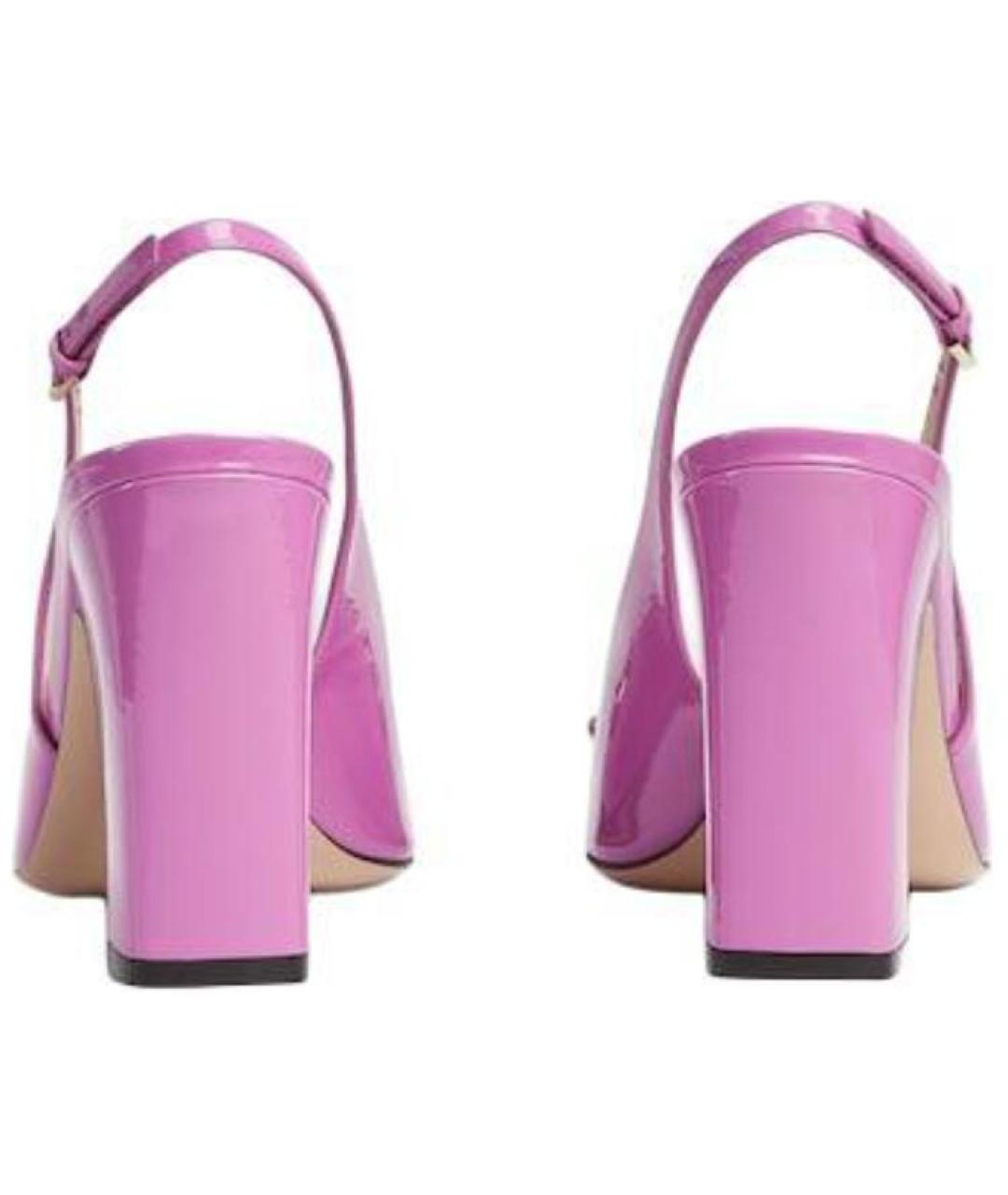 GUCCI Розовые кожаные туфли, фото 5