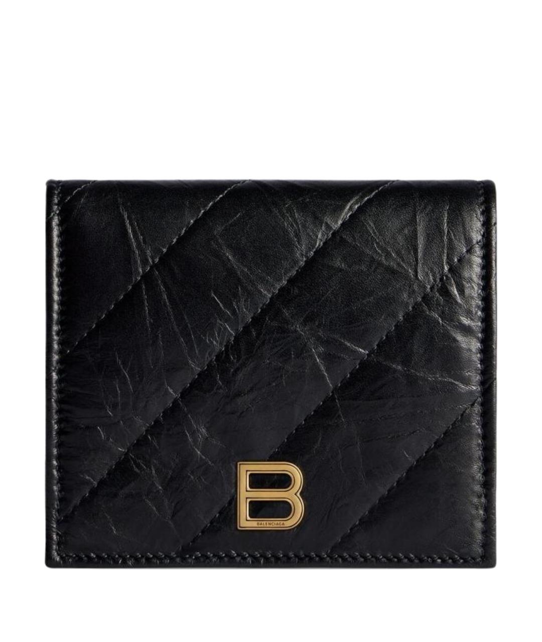 BALENCIAGA Черный кожаный кардхолдер, фото 1