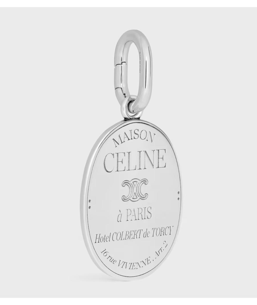 CELINE Серебряная латунная цепочка/подвеска, фото 3