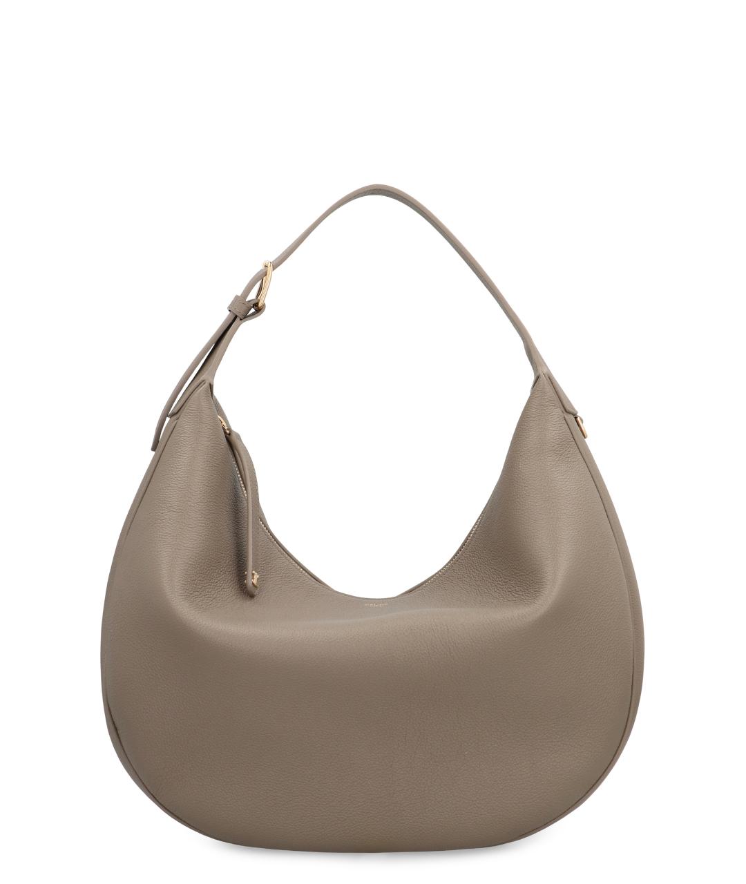 CELINE Серая кожаная сумка через плечо, фото 1