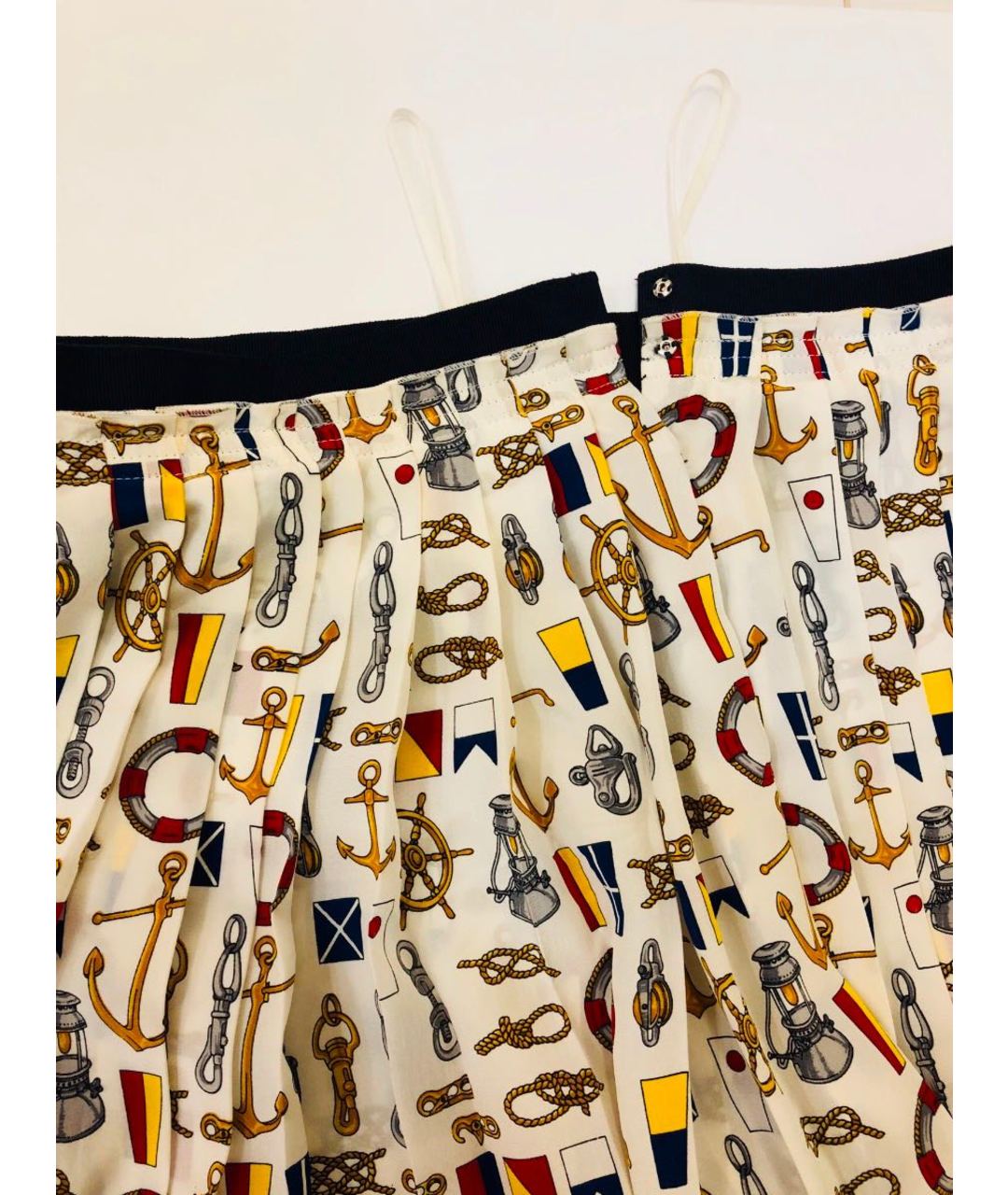 DOLCE&GABBANA Мульти шелковая юбка мини, фото 5