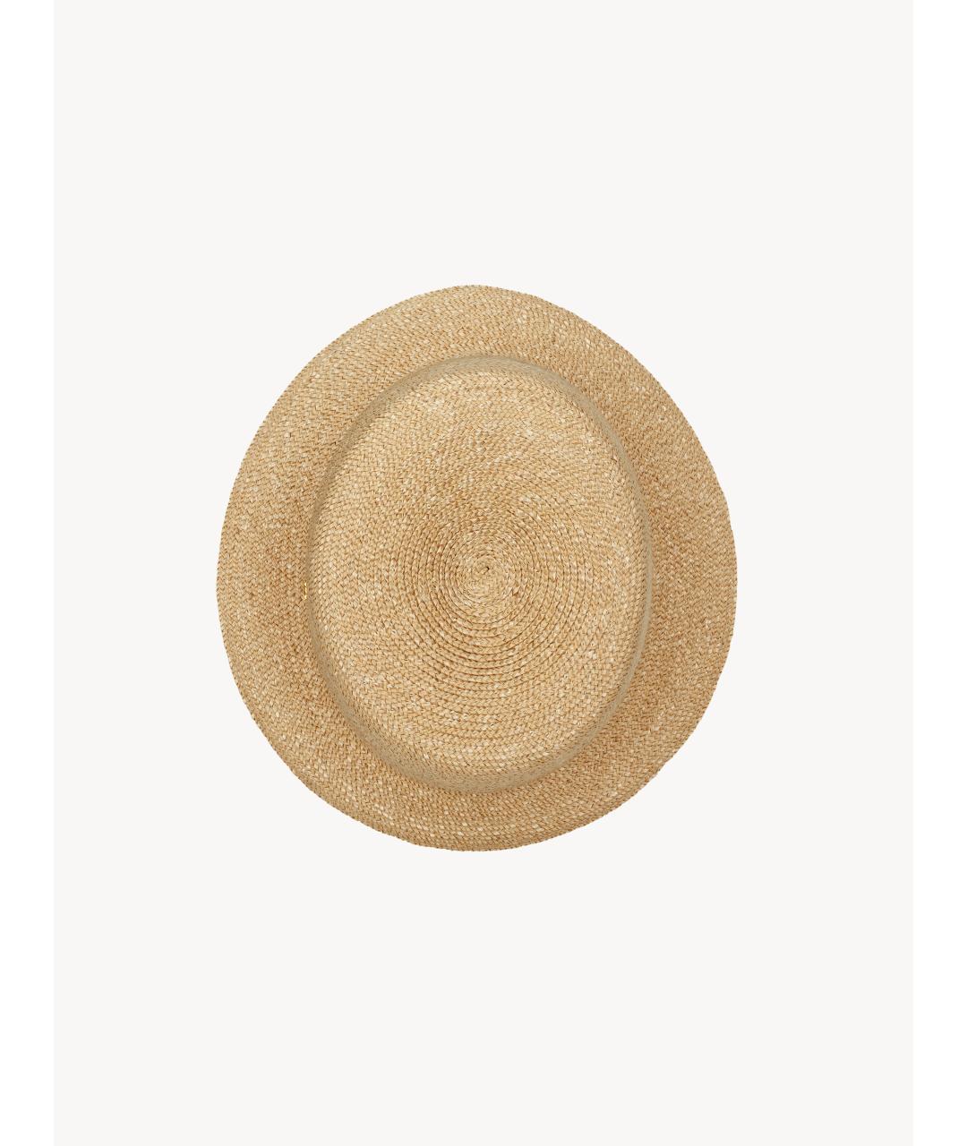 SAINT LAURENT Бежевая панама, фото 4